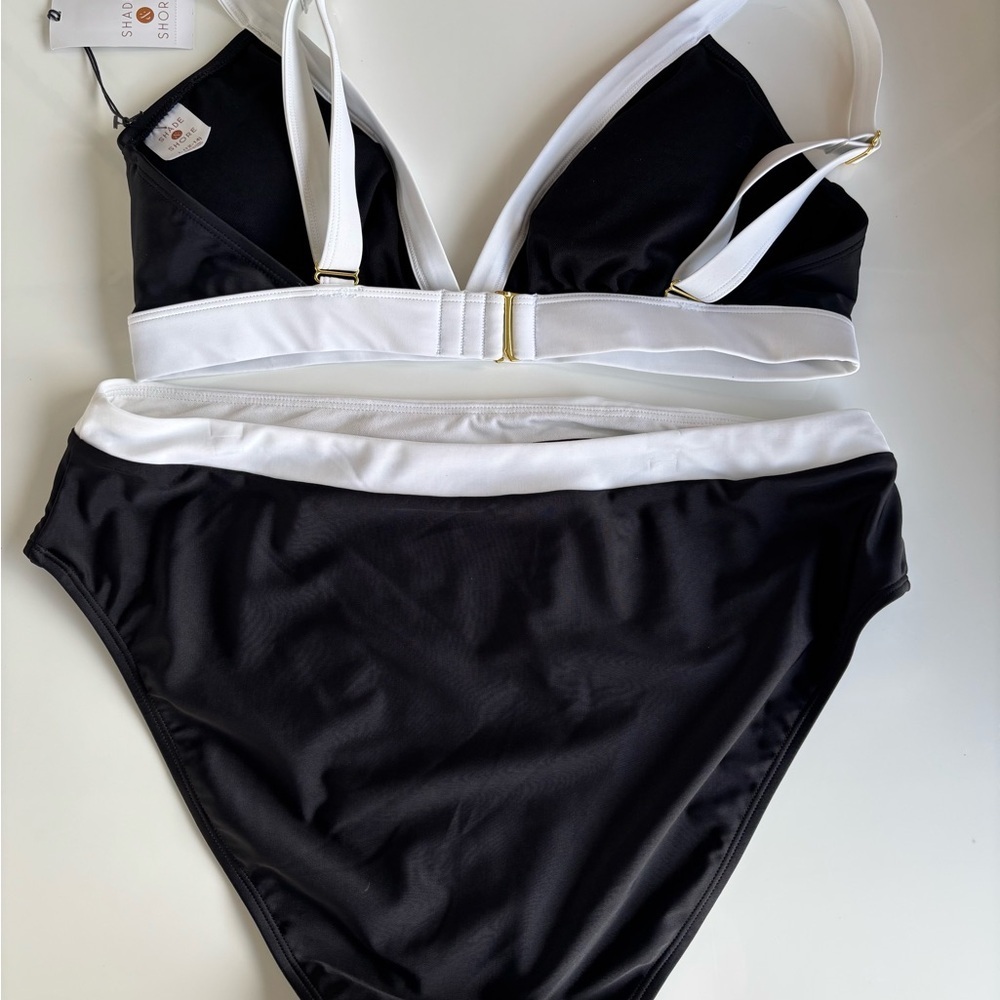 Shade & Shore Monochrome Bikini Set